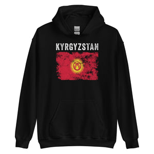 Kyrgyzstan Flag Vintage Kyrgyzstani Flag Hoodie