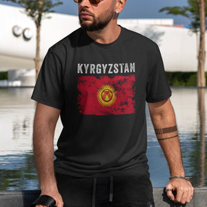 Kyrgyzstan Flag Vintage Kyrgyzstani Flag T-Shirt