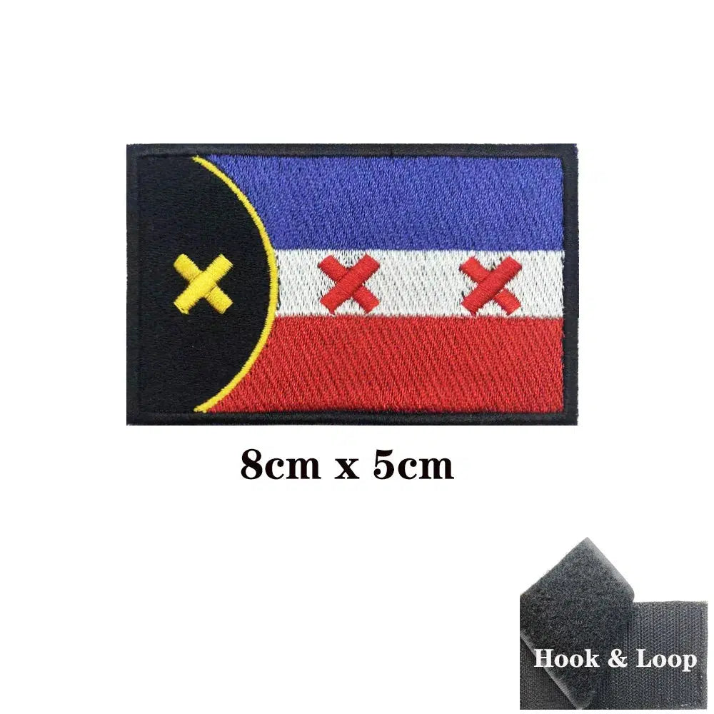 L'Manberg Flag Patch - Iron On/Hook & Loop Patch