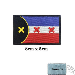 L'Manberg Flag Patch - Iron On/Hook & Loop Patch