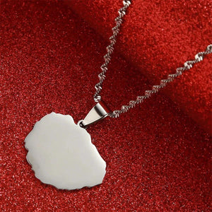 La Gomera Map Necklace