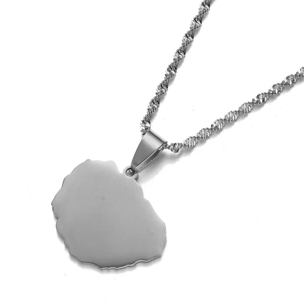 La Gomera Map Necklace