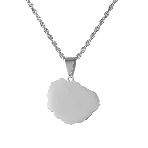 La Gomera Map Necklace