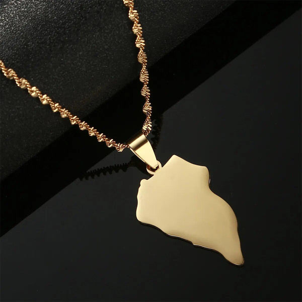 La Palma Map Necklace