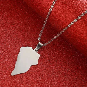 La Palma Map Necklace