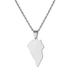 La Palma Map Necklace