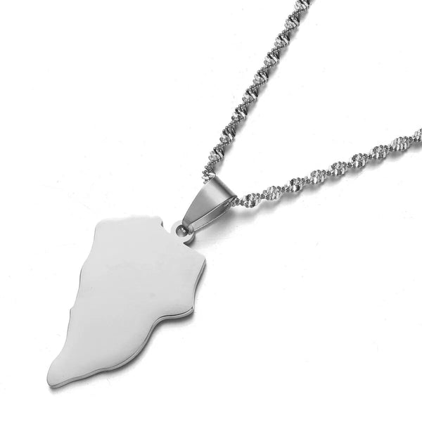 La Palma Map Necklace