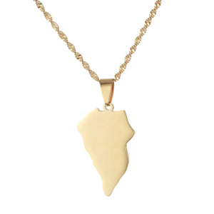 La Palma Map Necklace