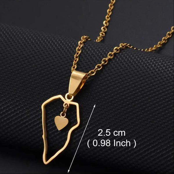 La palma Map Necklace Collection