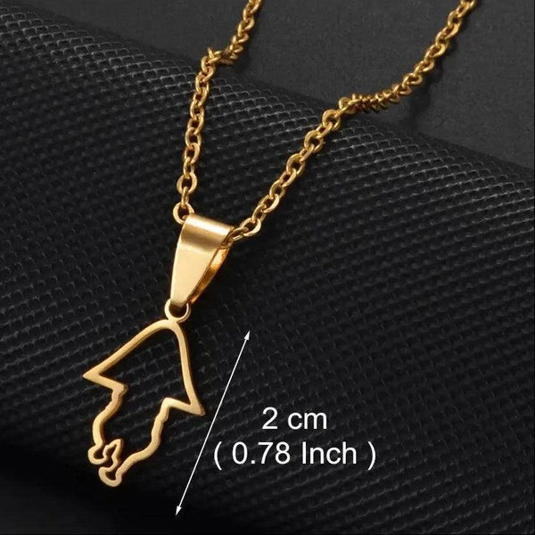 La palma Map Necklace Collection