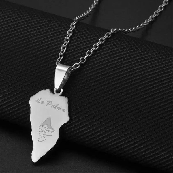 La palma Map Necklace Collection