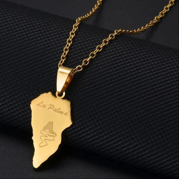 La palma Map Necklace Collection