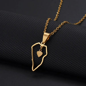 La palma Map Necklace Collection