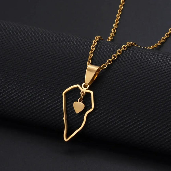 La palma Map Necklace Collection
