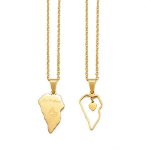 La palma Map Necklace Collection