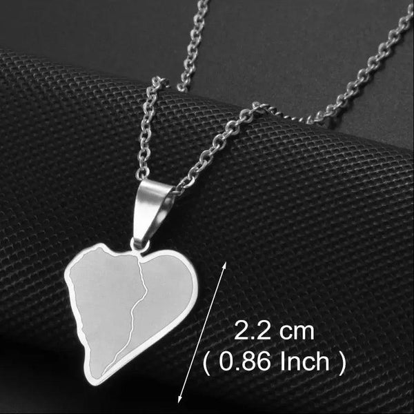 La palma Map Necklace Collection