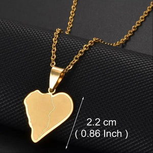 La palma Map Necklace Collection