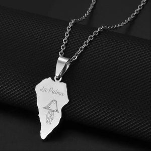 La palma Map Necklace Collection