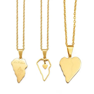 La palma Map Necklace Collection