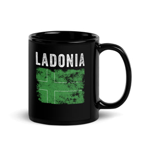 Ladonia Flag Distressed - Ladonien Flag Mug