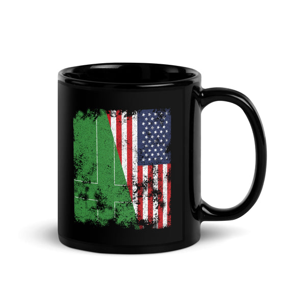 Ladonia USA Flag - Half American Mug