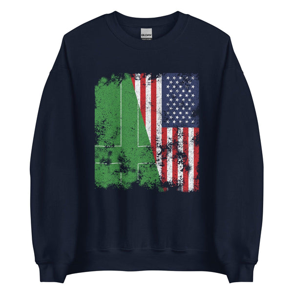 Ladonia USA Flag - Half American Sweatshirt