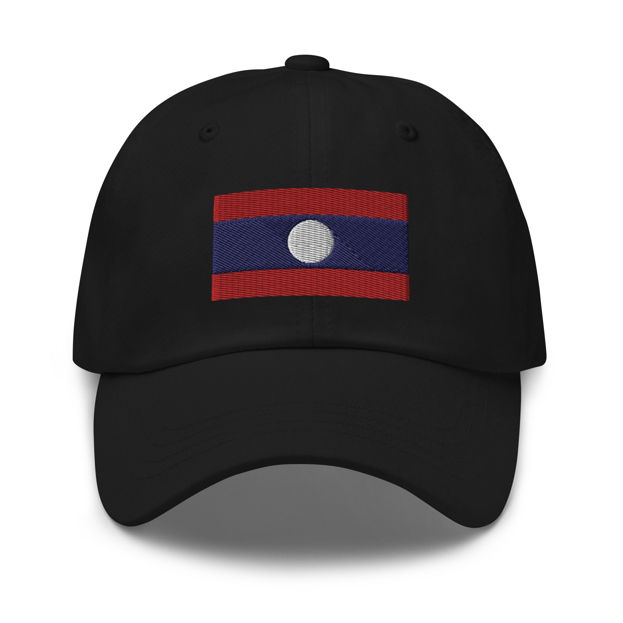 Laos Flag Cap - Adjustable Embroidered Dad Hat