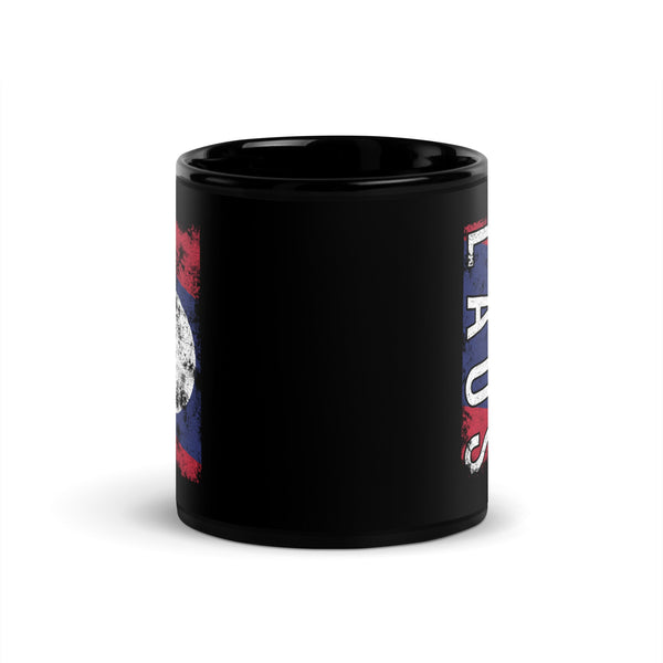 Laos Flag - Distressed Flag Mug