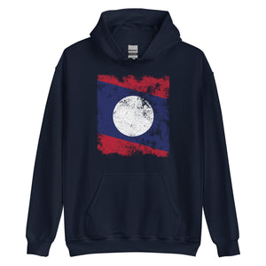 Laos Flag Hoodie