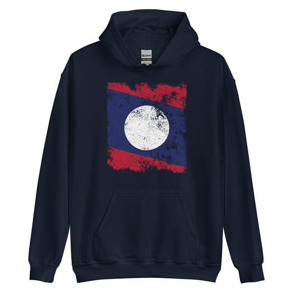 Laos Flag Hoodie