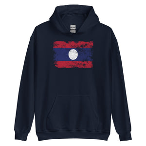 Laos Flag Hoodie