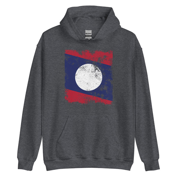 Laos Flag Hoodie