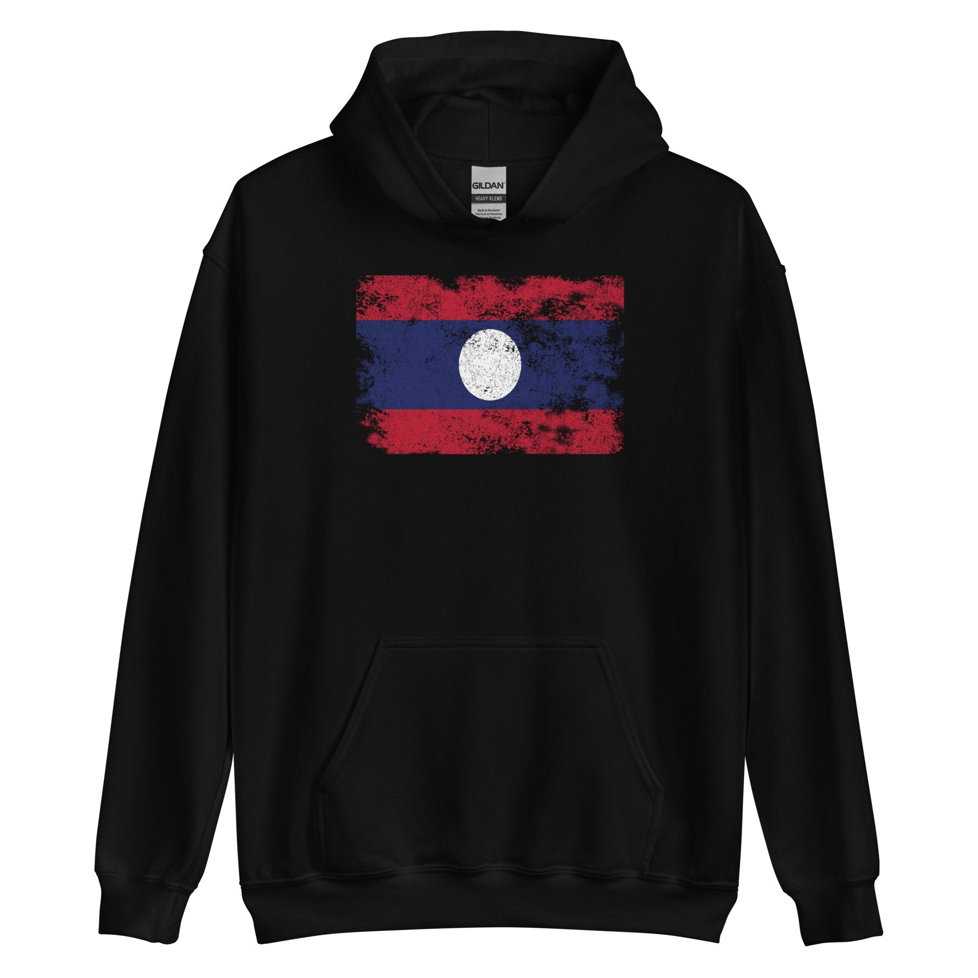 Laos Flag Hoodie