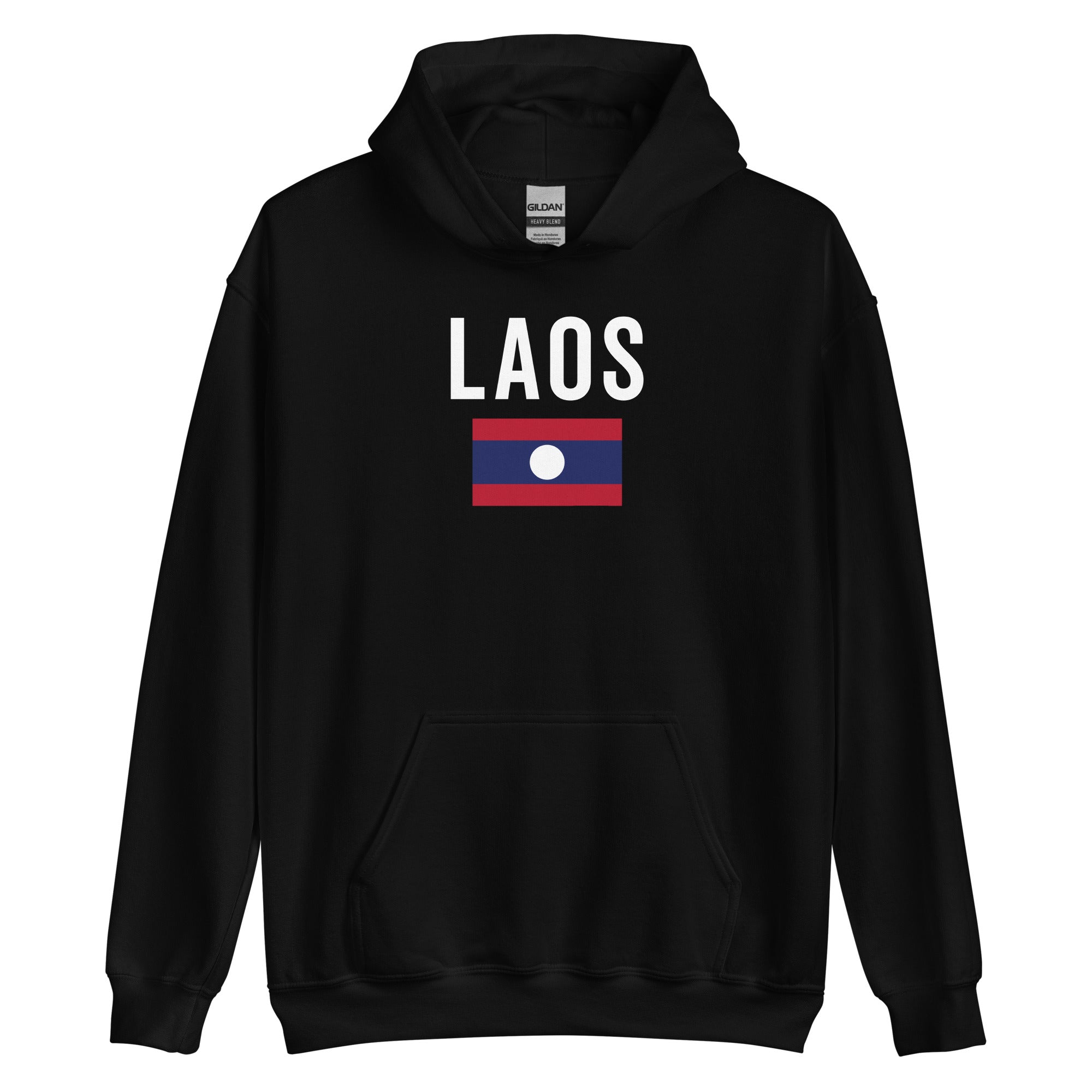 Laos Flag Hoodie