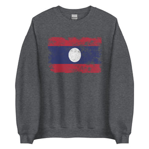 Laos Flag Sweatshirt