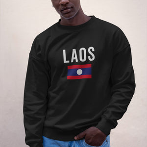 Laos Flag Sweatshirt