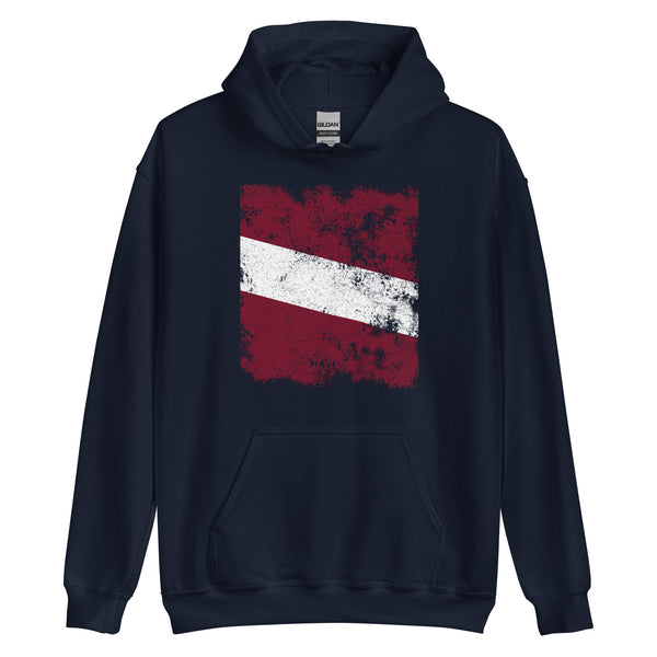 Latvia Flag Hoodie