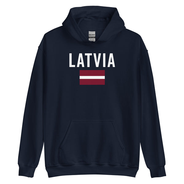 Latvia Flag Hoodie