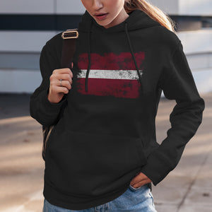 Latvia Flag Hoodie