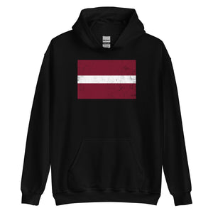 Latvia Flag Hoodie