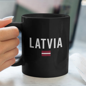 Latvia Flag - Patriotic Flag Mug