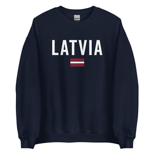 Latvia Flag Sweatshirt