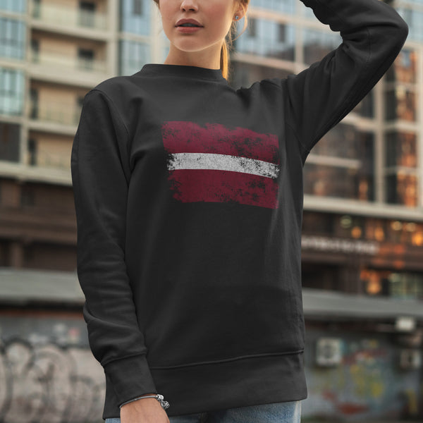 Latvia Flag Sweatshirt