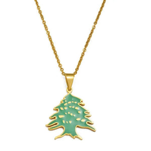 Lebanon Cedar Pendant Necklace