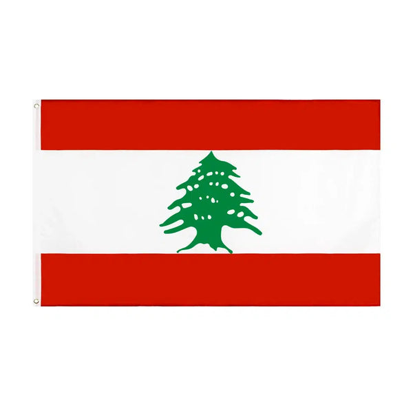 Lebanon Flag - 90x150cm(3x5ft) - 60x90cm(2x3ft)