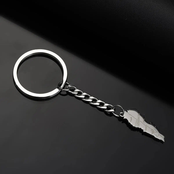 Lebanon Map Keychain