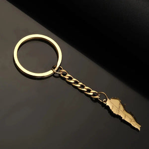 Lebanon Map Keychain