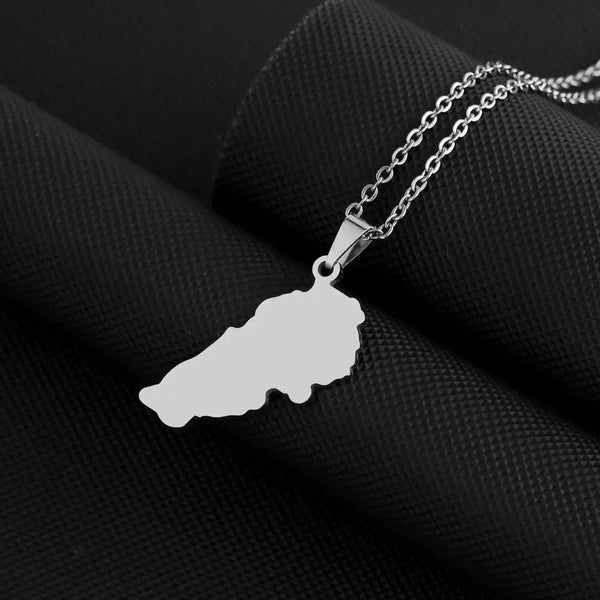 Lebanon Map Necklace