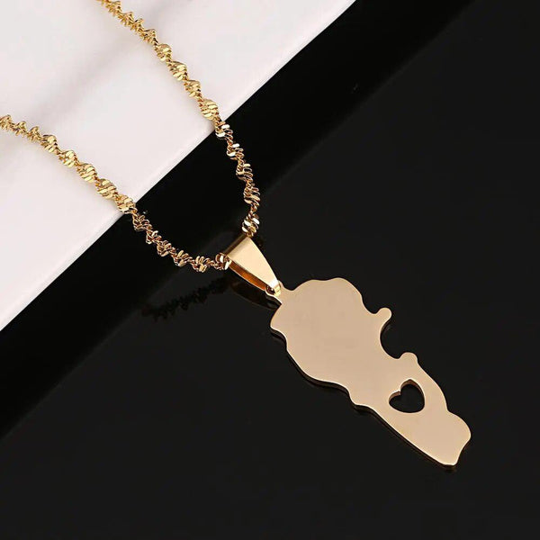 Lebanon Map Necklace