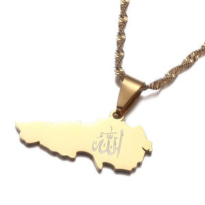Lebanon Map Necklace